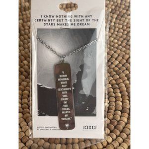 New JAECI Charm Stainless Steel Necklace Star Gazer Pendant Gift Dreamer